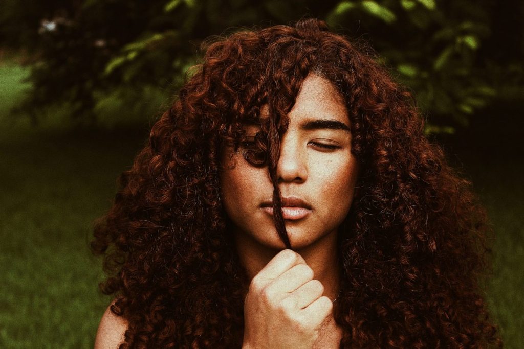 photo of curly hair