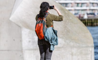 photo of woman traveling