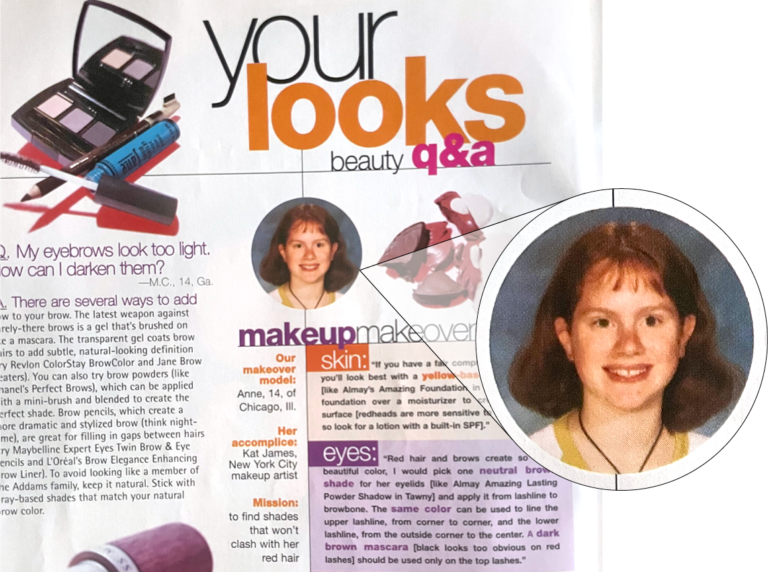 Confessions of a Middle-School Teen Magazine ‘Before’ Photo